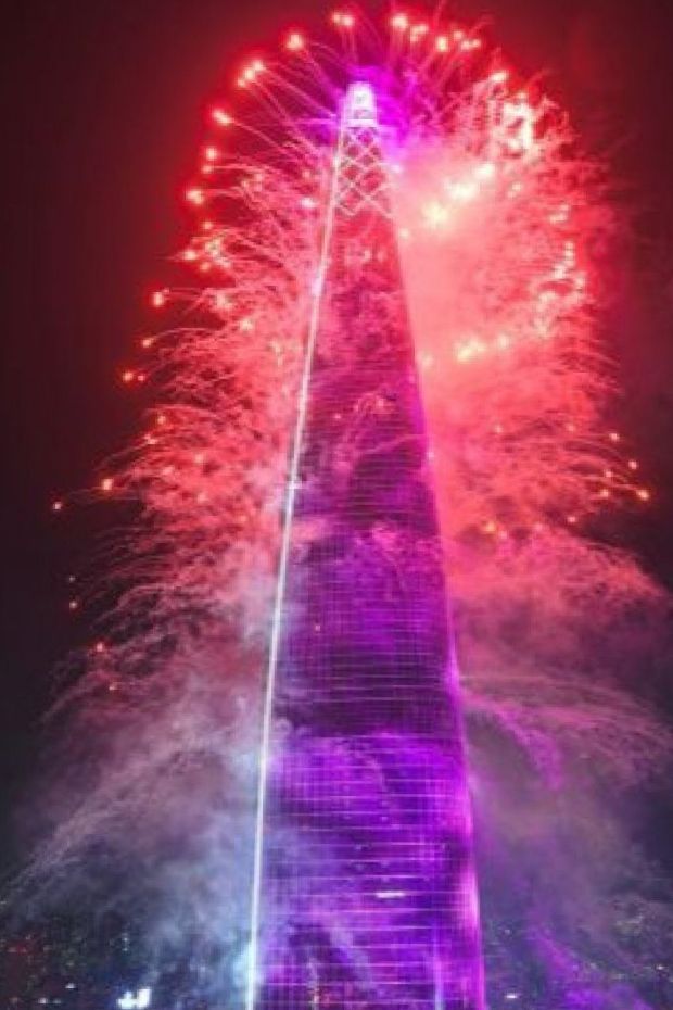 New Year Festival Fireworks In Seoul