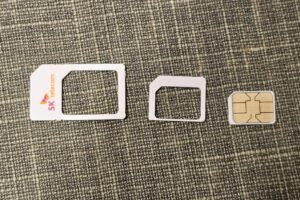Normal Nano and Micro Sized SIM Cards
