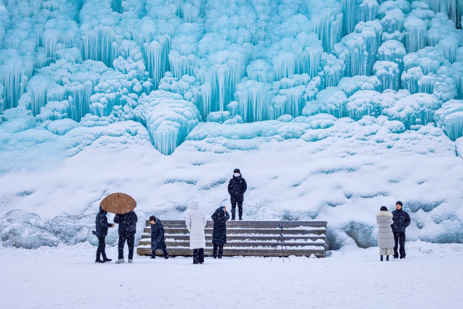 Chilgapsan Ice Fountain Festival Korea