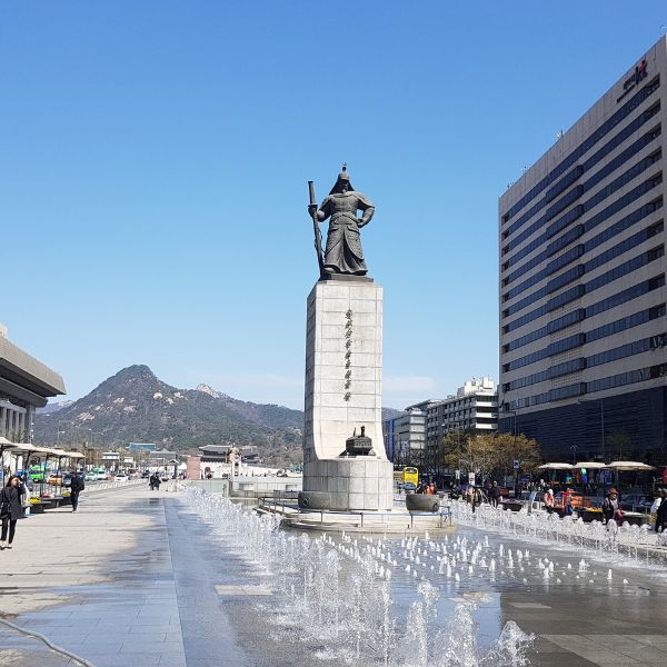 Gwanghwamun Square in Seoul