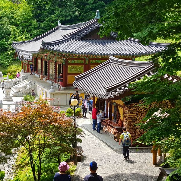 Korean Buddhist temple in Odaesan