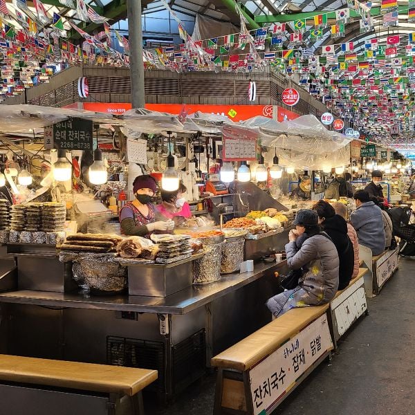 Traditional market in Seoul