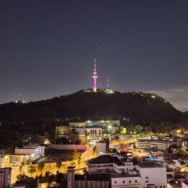 View of N Seoul Tower from Myeongdong