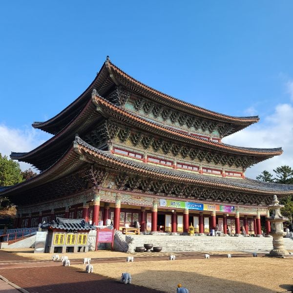 Yakchunsa Temple on Jeju Island Korea