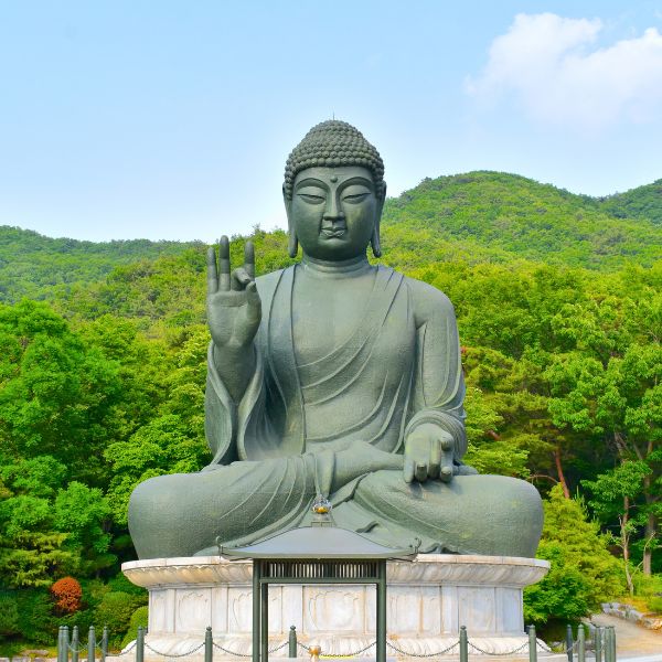 Buddha statue at a Korean temple