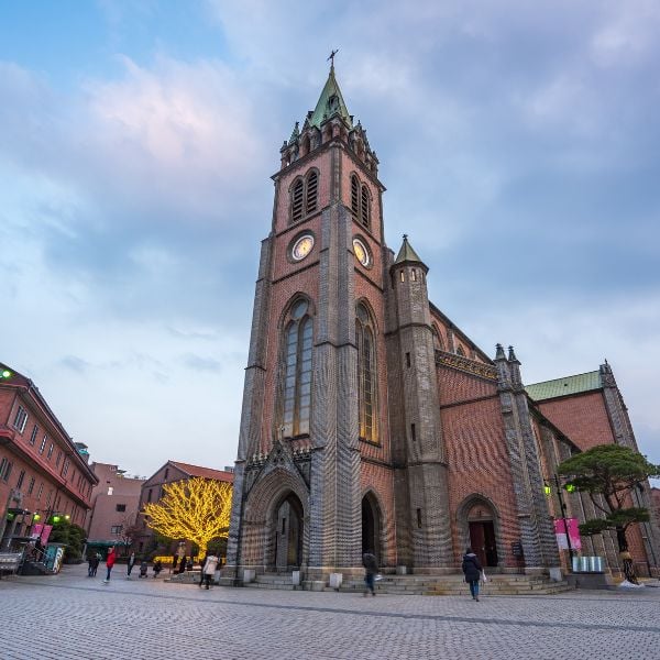 Myeongdong Cathedral in Seoul