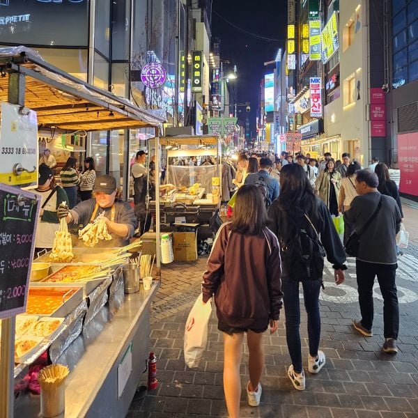 Night market in Myeongdong