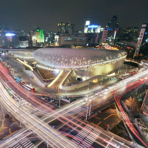 A Weekend In Seoul: Perfect Two Day Itinerary For Seoul 2026 16 Dongdaemun Design Plaza in Seoul at night