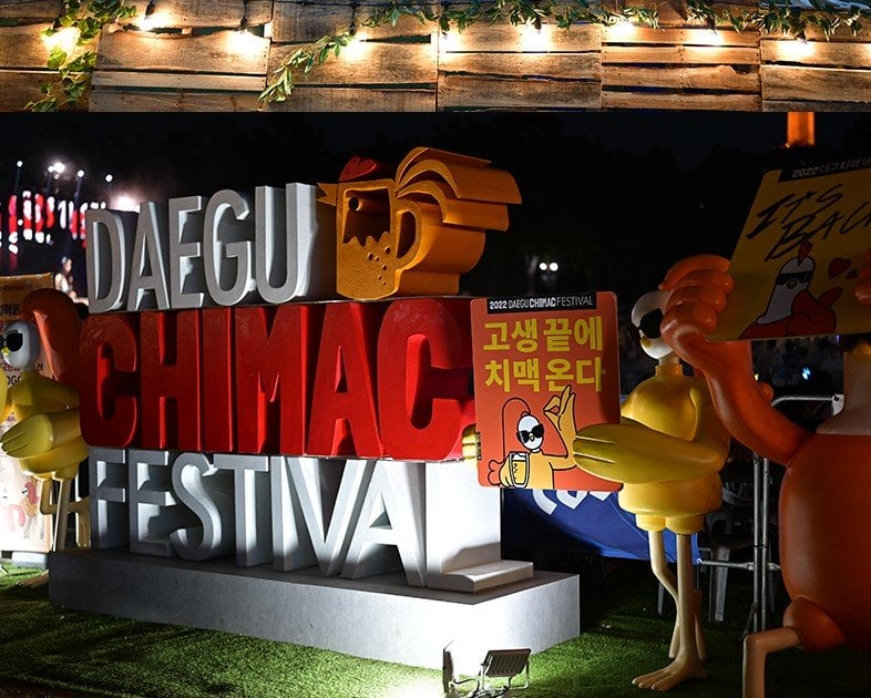 The Daegu Chicken and Beer Festival Signage/ poster