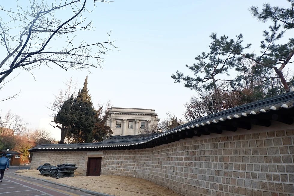 Deoksugung Palace Stonewall Walkway, filming location of K-drama series, Goblin.