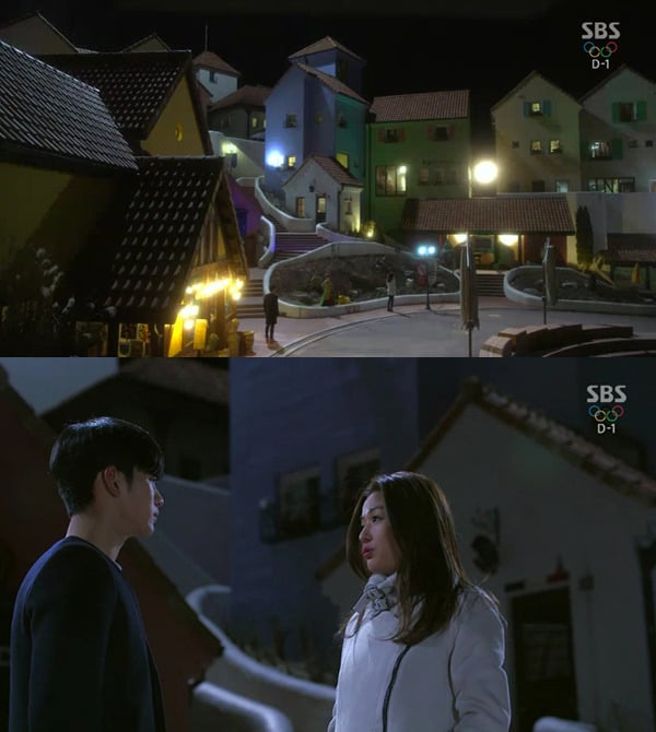 K-drama series My Love from the Star (2014) filming location in Petite France, Jeon Ji Hyun and Kim Soo Hyun.